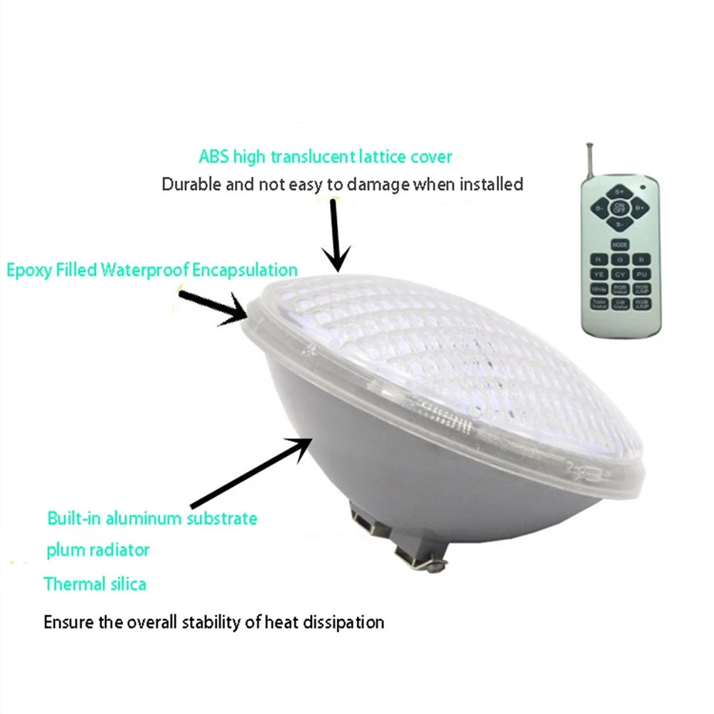 45W 25W PAR56 RGB LED Swimming - مراجعة Xy Spa & Wellness وسعره